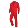 Casual 2 Piece Men's Active Set with Side Stripe Accents, Red, large