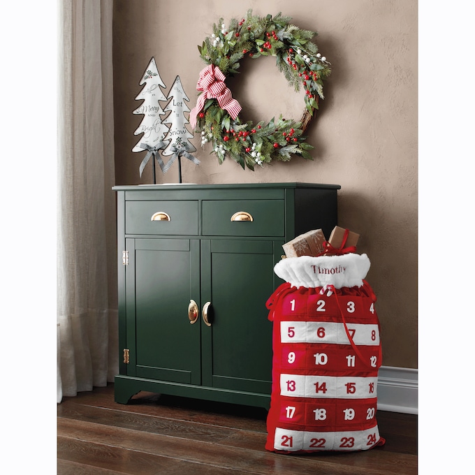 Christmas Advent Calendar Gift Bag, , large