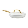 Gotham Steel 11-Piece Modern Kitchen Cookware Set, Cream, large
