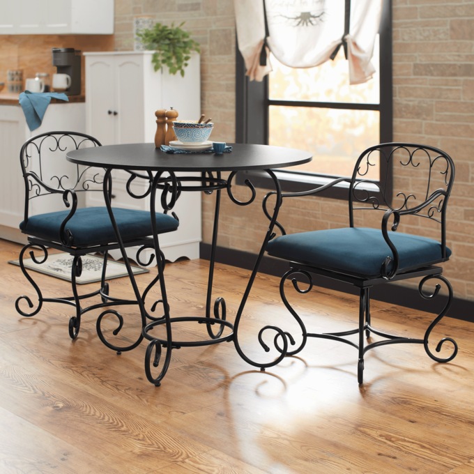 3-Piece Thrones Scroll Dining Set, , large
