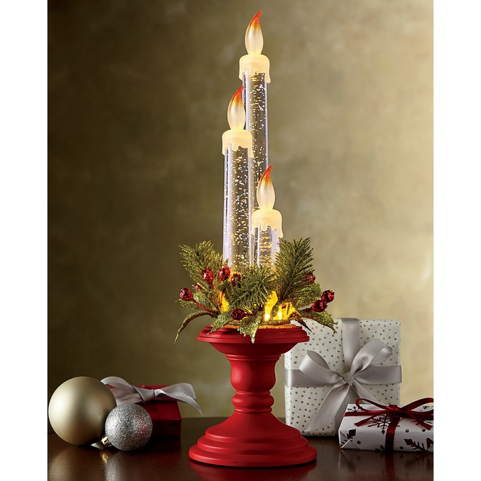 LED Christmas Candles Decor