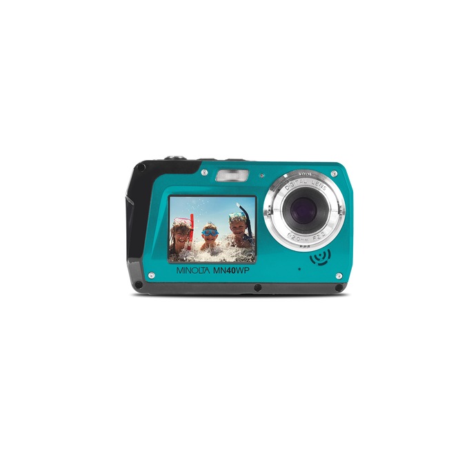 Minolta Dual-Screen Waterproof Digital Camera, , large