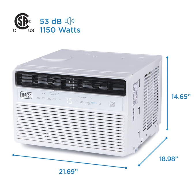 BLACK+DECKER 12000 BTU Window Air Conditioner with Inverter Technology, , large