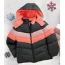 Platinum Girls&#39; Colorblock Puffer Jacket, , large