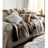 Faux Fur Throw and Pillow, , large