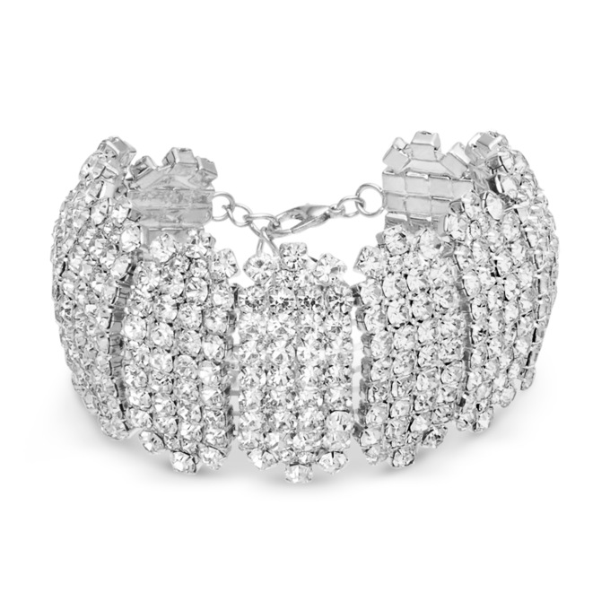 Crystal Bar Bracelet, , large