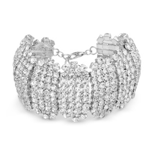 Crystal Bar Bracelet, , large