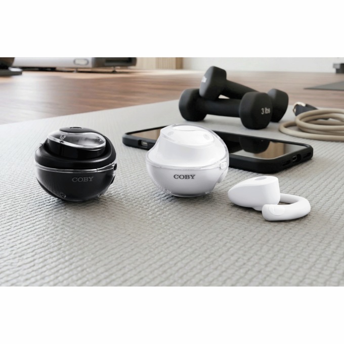 Coby Sports True Wireless Bluetooth Fitness Earbuds, , large