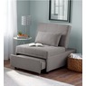 Cali Convertible Chair, Gray, large