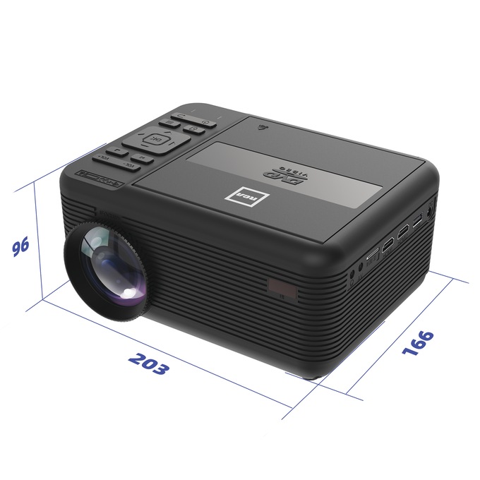 RCA Projector with DVD Player and Screen, , large
