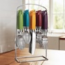 20-Piece Hanging Patterned Flatware Set, , large