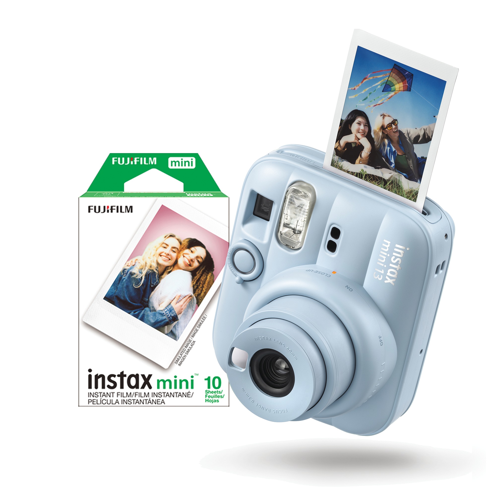 Fujifilm Instax Mini 13 Camera Bundle, Frost Blue, large