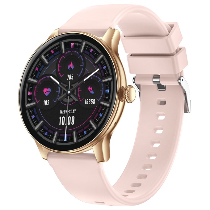 IG Round Smartwatch, Pink, large
