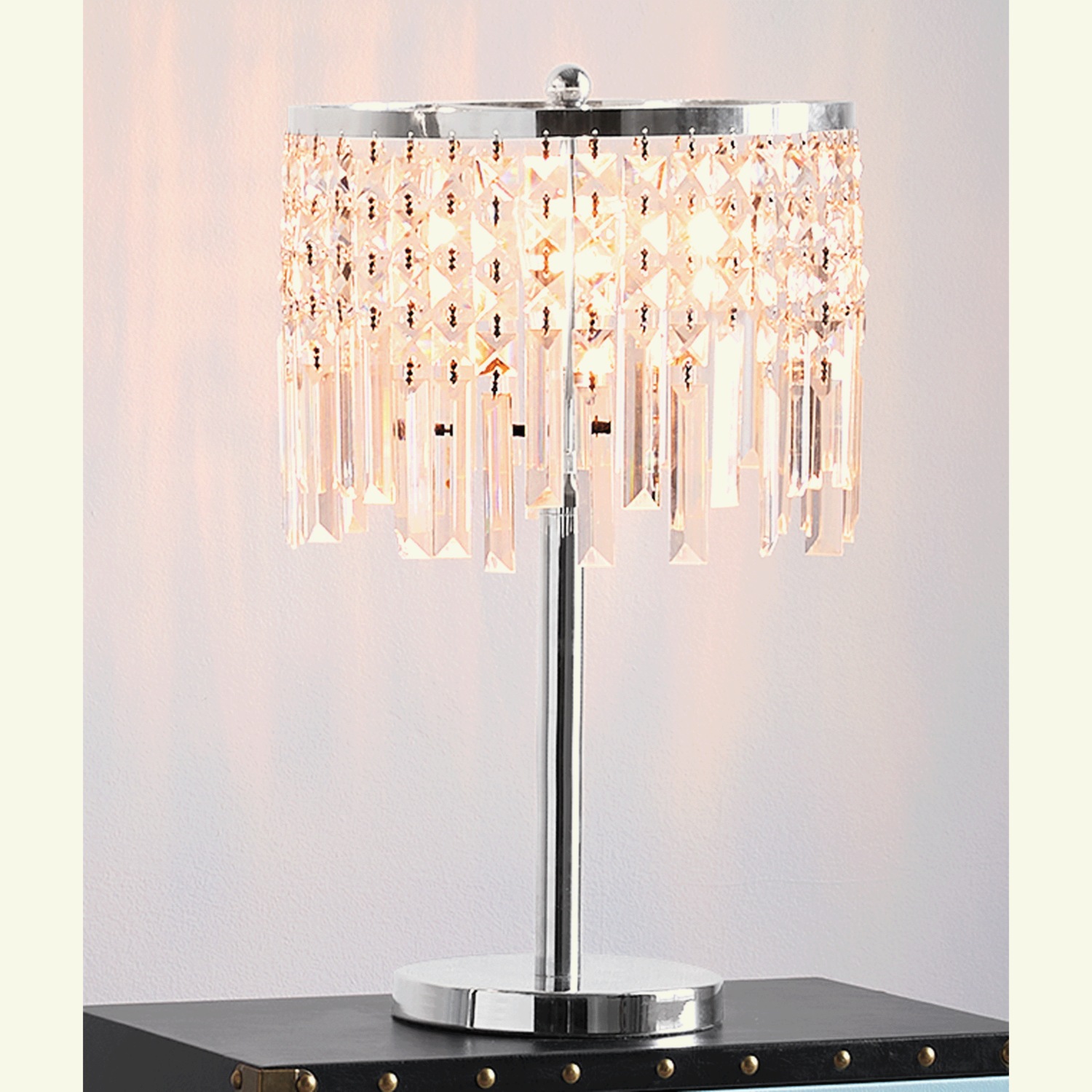 Crystal Dangle Lamps | Montgomery Ward