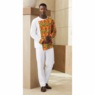 Taye Long-Sleeve Shirt for Him &amp; Theo White Jeans, , large