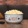 Personalized Family Movie Night Ceramic Popcorn Bowl, , large