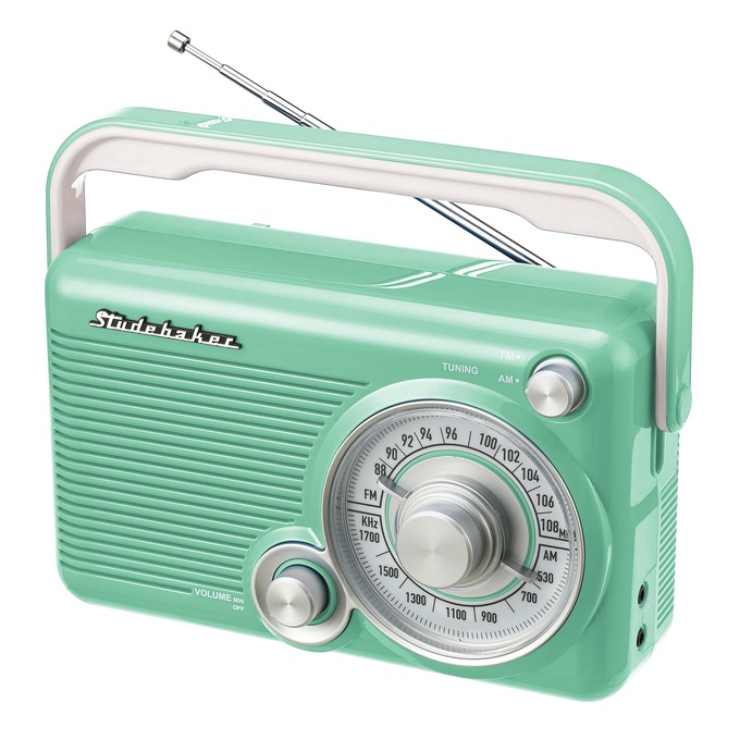 Studebaker Portable AM/FM Radio, , large