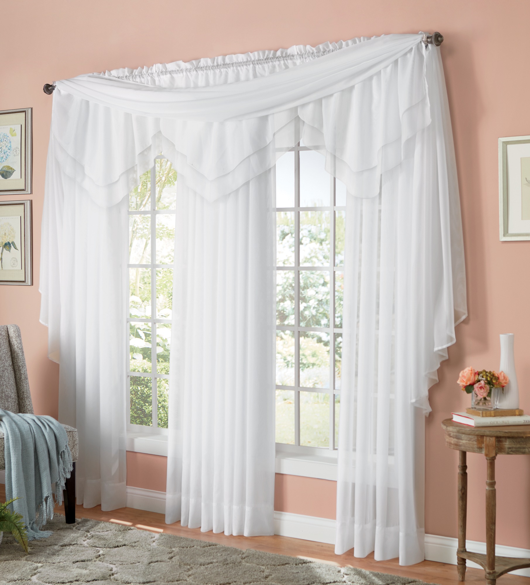 voile valance