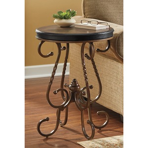 Moreman Scroll End Table, , large