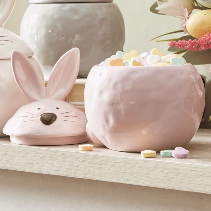 Bunny Shaped Ceramic Container | Montgomery Ward