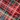 Light Puffer Vest, Red Black Tartan Plaid, swatch