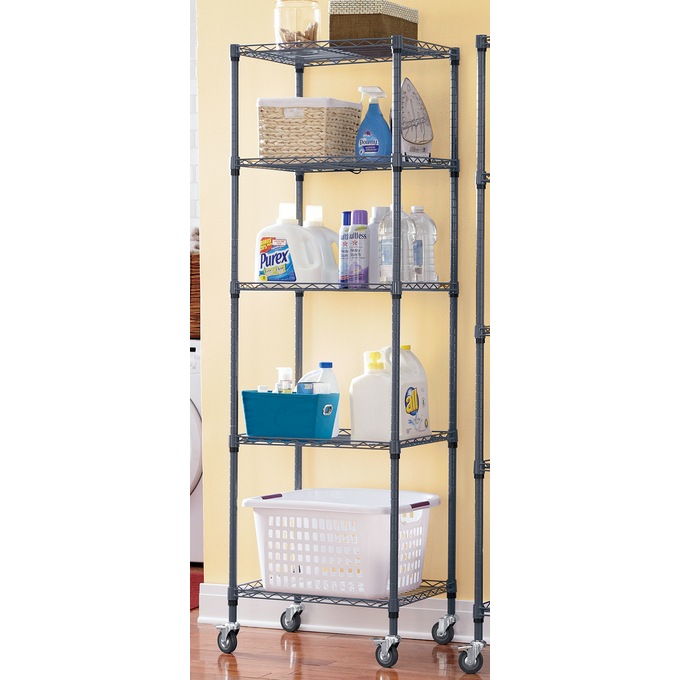 5-Tier Tower Mobile Shelf, , large
