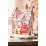 Whimsical Lit Gingerbread House, , large