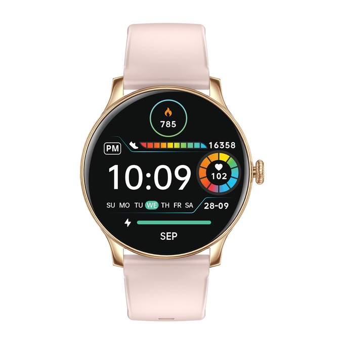 IG Round Smartwatch, Pink, large