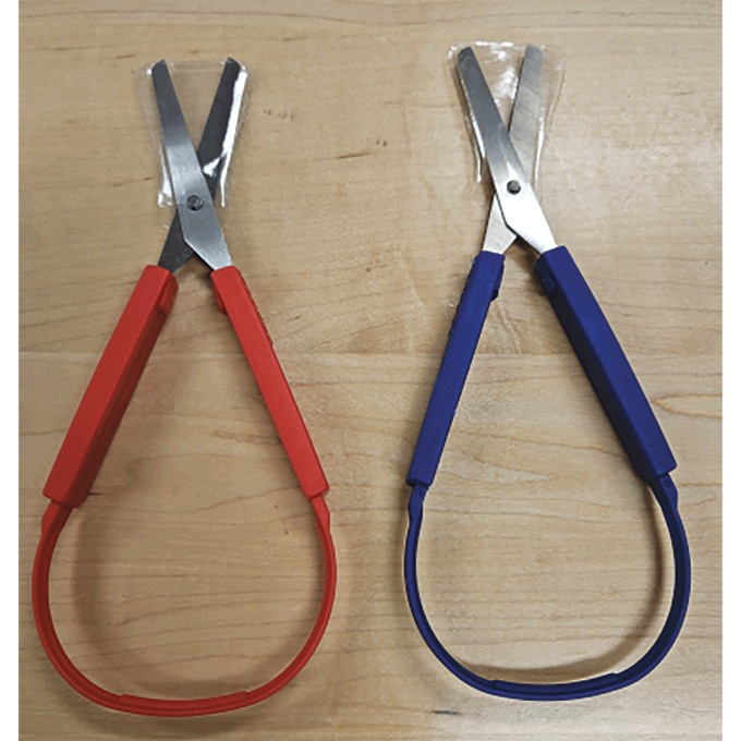 Set of 2 Easy-To-Use Loop Handle Scissors, , large