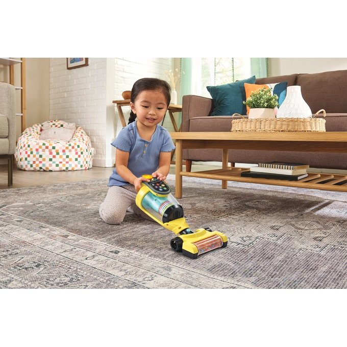 VTech 4-in-1 Push & Play Vacuum, Yellow, large