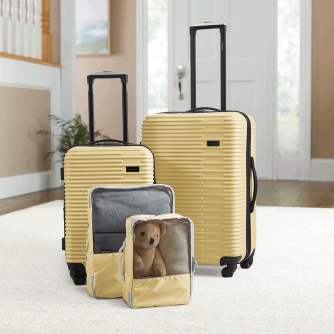 Expandable hardside luggage shop