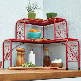 Gate Scroll Corner Shelf, , large