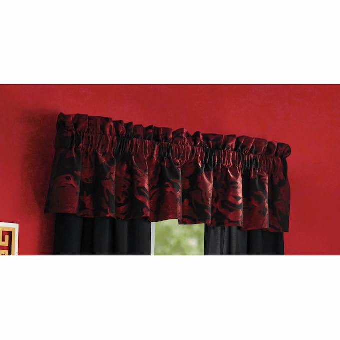 Flora Jacquard Valance, , large