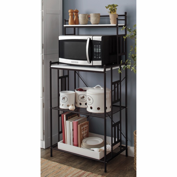 Romann Thin Man Pantry Kitchen Cart and Microwave Stand