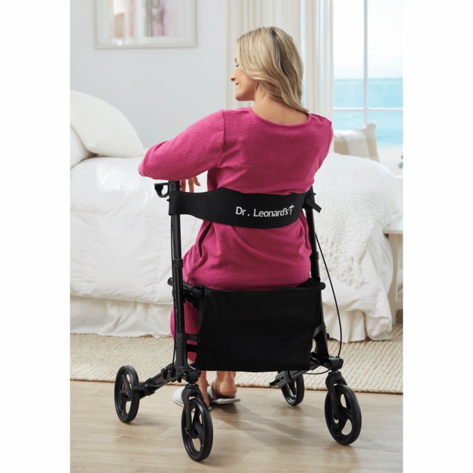 Dr. Leonard's&reg; Foldable Aluminum Rollator, , large