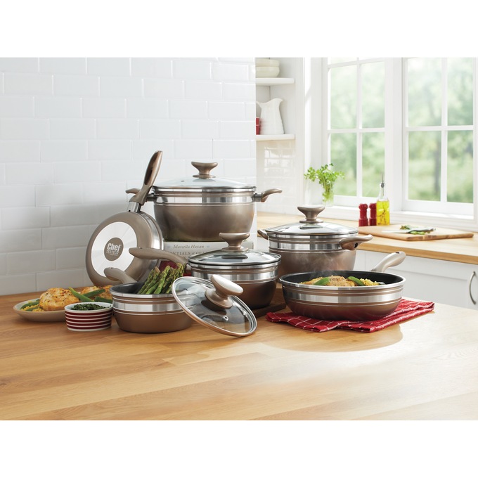 10-Piece Chef Tested® Banded Cookware Set, , large
