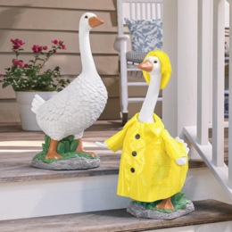 Decorative Porch Goose and April Showers Outfit, , large