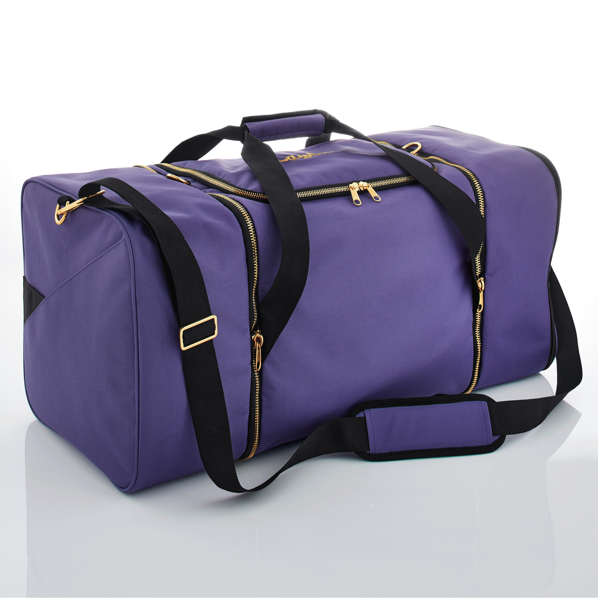 Versatile Multi-Compartment Duffel, Purple, large