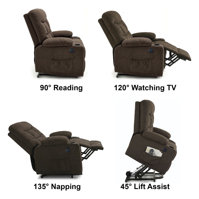 Colton Lift Recliner with Heat & Massage, , large