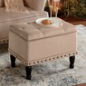 Ember Tufted Ottoman, , large