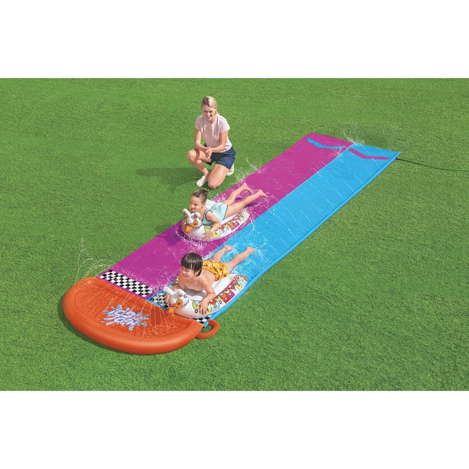 H20GO! Llama Rama Double Race Water Slide, , large