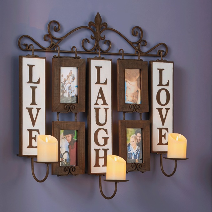 Live-Laugh-Love Sconces & Frames, , large