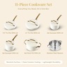 Gotham Steel 11-Piece Modern Kitchen Cookware Set, , large