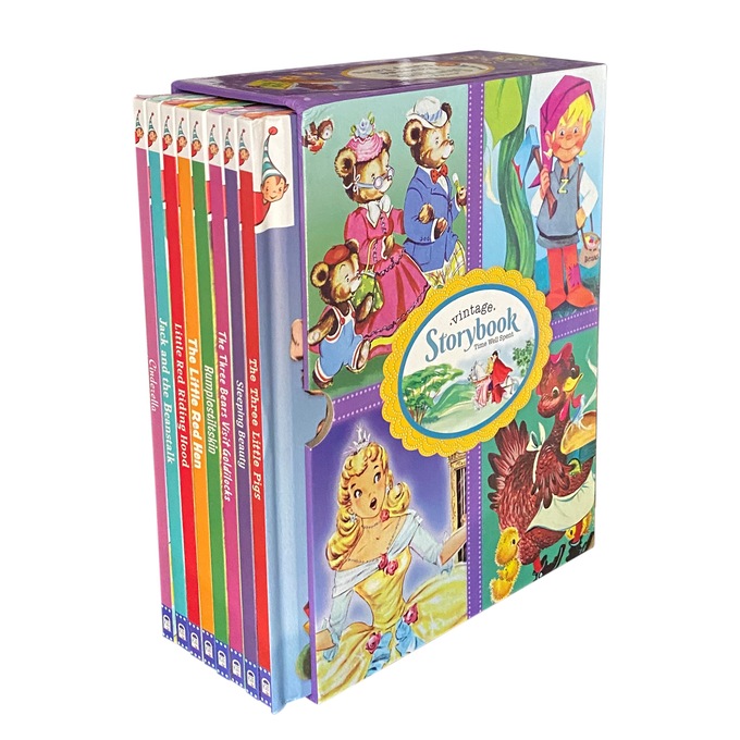 Vintage Storybooks and Slipcase, , large
