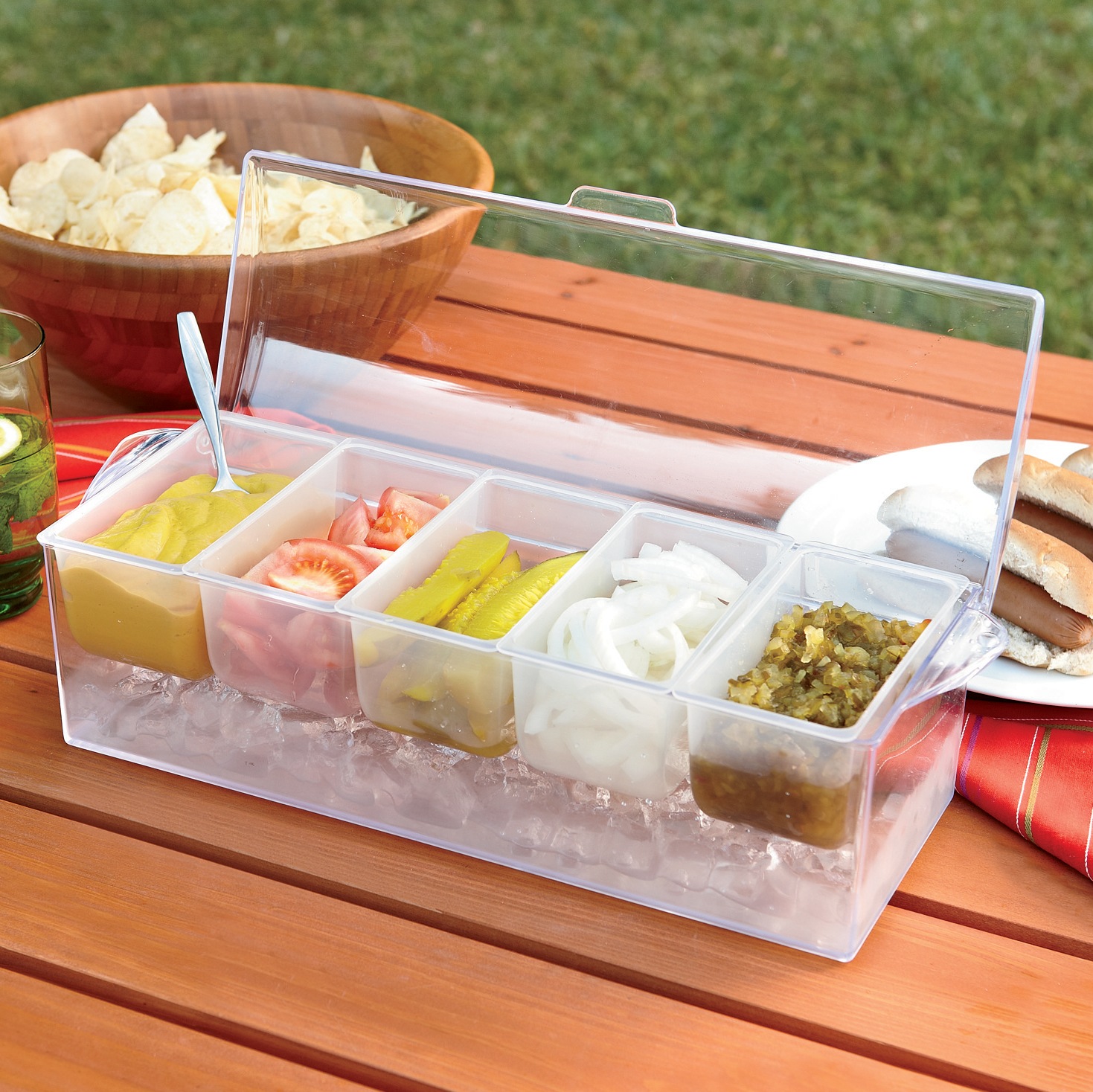 Chilled Condiment Caddy, , large