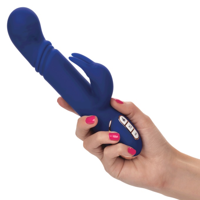 Jack Rabbit Signature Heated Silicone Thrusting G Rabbit By Calexotics, , large