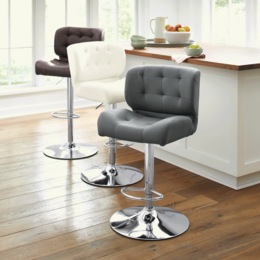 Bridger Adjustable Swivel Bar Stool, , large