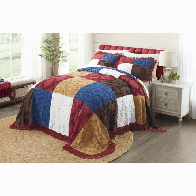 Antiquity Chenille Bedspread, , large
