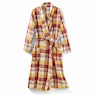 Women's Flannel Wrap Robe, , large