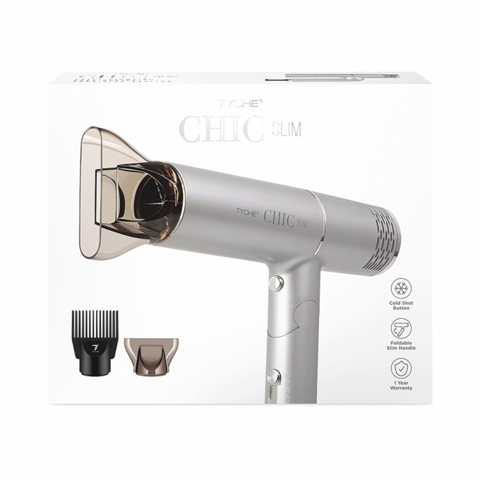 Chic Slim Foldable Hair Dryer, , large